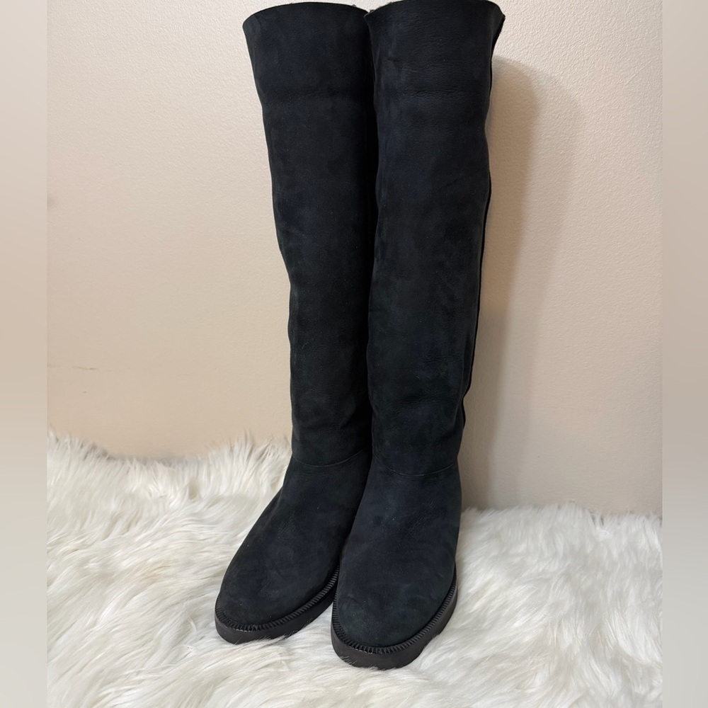 Coach Black Sheerling western boots